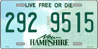 NH license plate 2929515