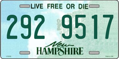 NH license plate 2929517