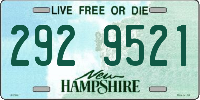 NH license plate 2929521