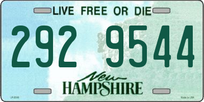 NH license plate 2929544