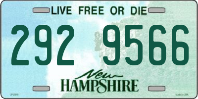 NH license plate 2929566