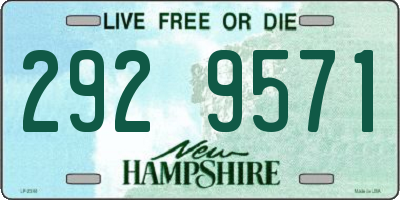 NH license plate 2929571