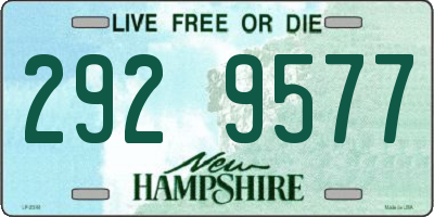 NH license plate 2929577