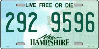 NH license plate 2929596