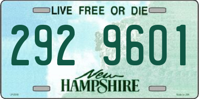 NH license plate 2929601