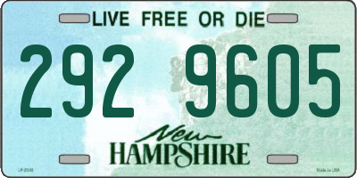NH license plate 2929605