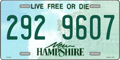 NH license plate 2929607