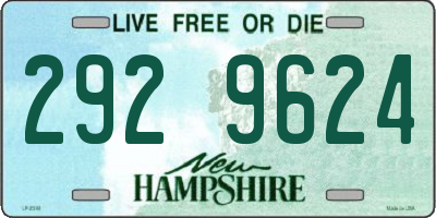 NH license plate 2929624