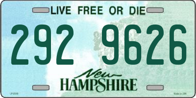 NH license plate 2929626