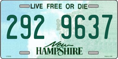 NH license plate 2929637