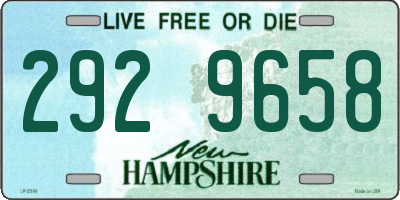 NH license plate 2929658