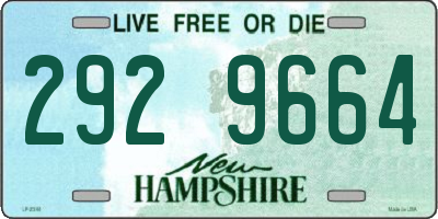 NH license plate 2929664