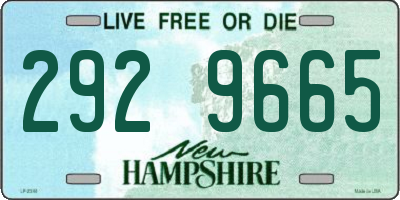 NH license plate 2929665