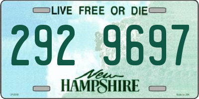 NH license plate 2929697