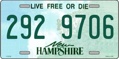 NH license plate 2929706