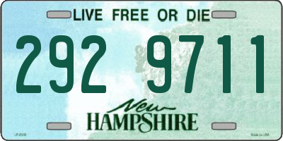 NH license plate 2929711