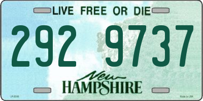 NH license plate 2929737