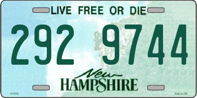 NH license plate 2929744