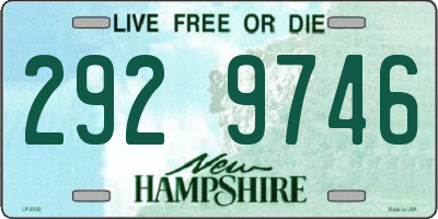 NH license plate 2929746