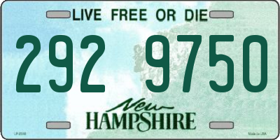 NH license plate 2929750