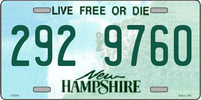 NH license plate 2929760