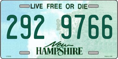 NH license plate 2929766