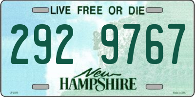 NH license plate 2929767
