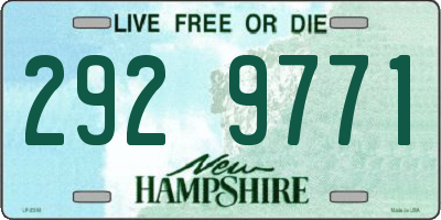 NH license plate 2929771