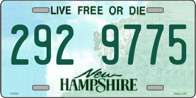 NH license plate 2929775