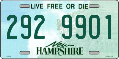 NH license plate 2929901