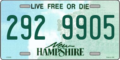 NH license plate 2929905