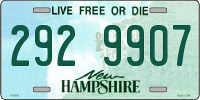 NH license plate 2929907