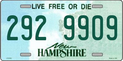 NH license plate 2929909