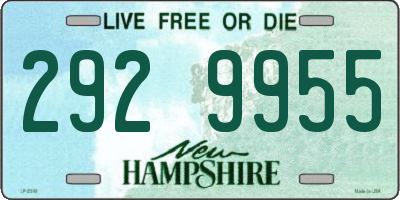 NH license plate 2929955