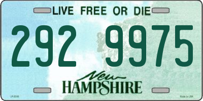 NH license plate 2929975