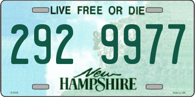 NH license plate 2929977