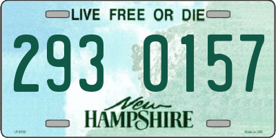NH license plate 2930157