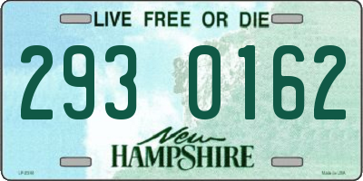 NH license plate 2930162