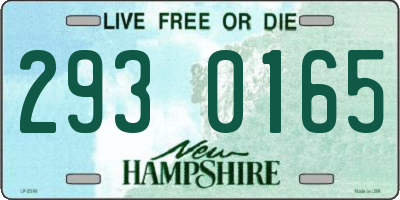 NH license plate 2930165