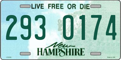 NH license plate 2930174