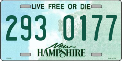 NH license plate 2930177