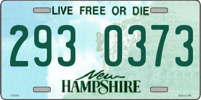 NH license plate 2930373