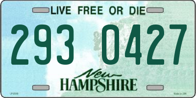 NH license plate 2930427