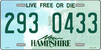 NH license plate 2930433