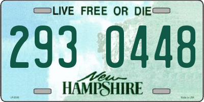 NH license plate 2930448