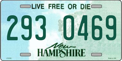 NH license plate 2930469