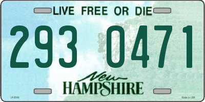 NH license plate 2930471