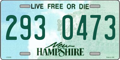 NH license plate 2930473