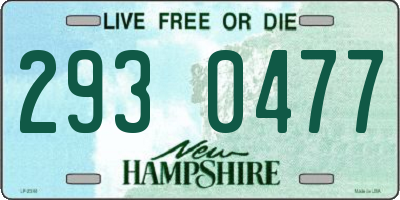 NH license plate 2930477