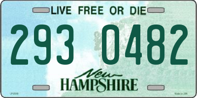 NH license plate 2930482